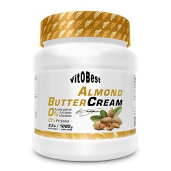 Cream Almond Butter 1 Kg - Crema Proteica de Mantequilla de Almendra - Vitobest