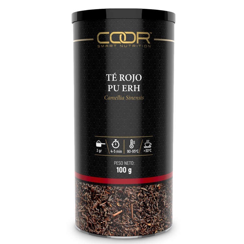 Té Rojo Pu Erh 100 gr - Coor Smart Nutritiun