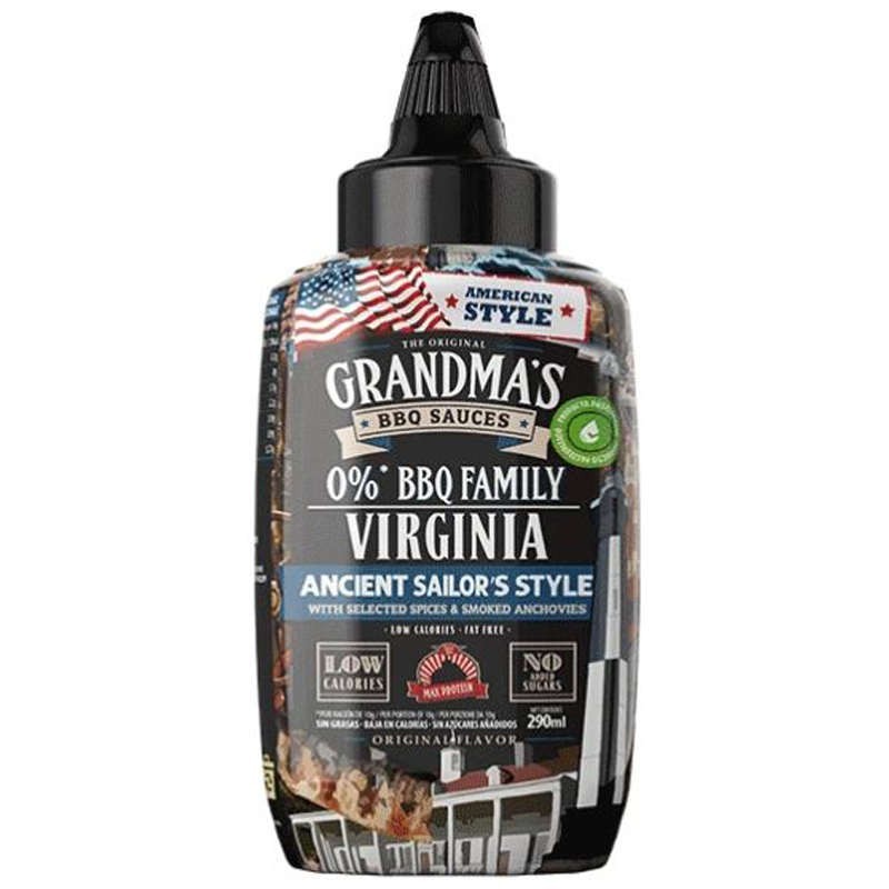 Salsa BBQ Virginia Grandma's 290 ml - Max Protein