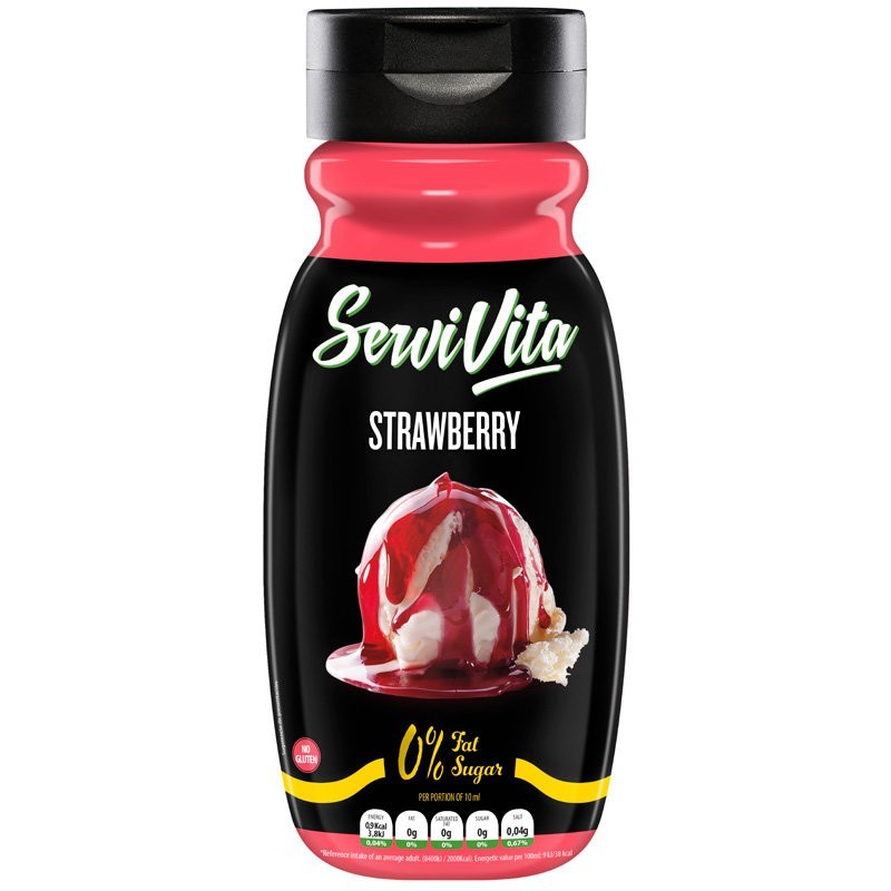 Salsa Zero Fresa 320 ml - Servivita Amix