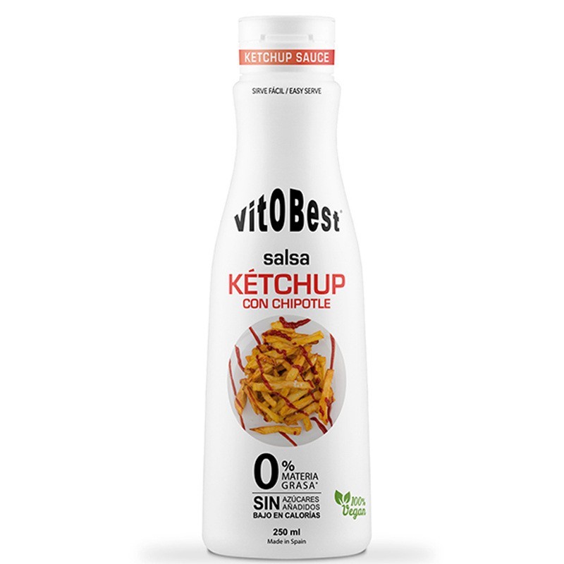 Salsa 0% Kétchup con Chipotle 250 ml Vitobest