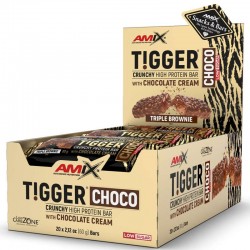 Tigger Crunchy Protein Bar 20x60grs Triple Brownie - Amix