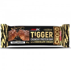 Tigger Crunchy Protein Bar Triple Brownie 1x60grs - Amix