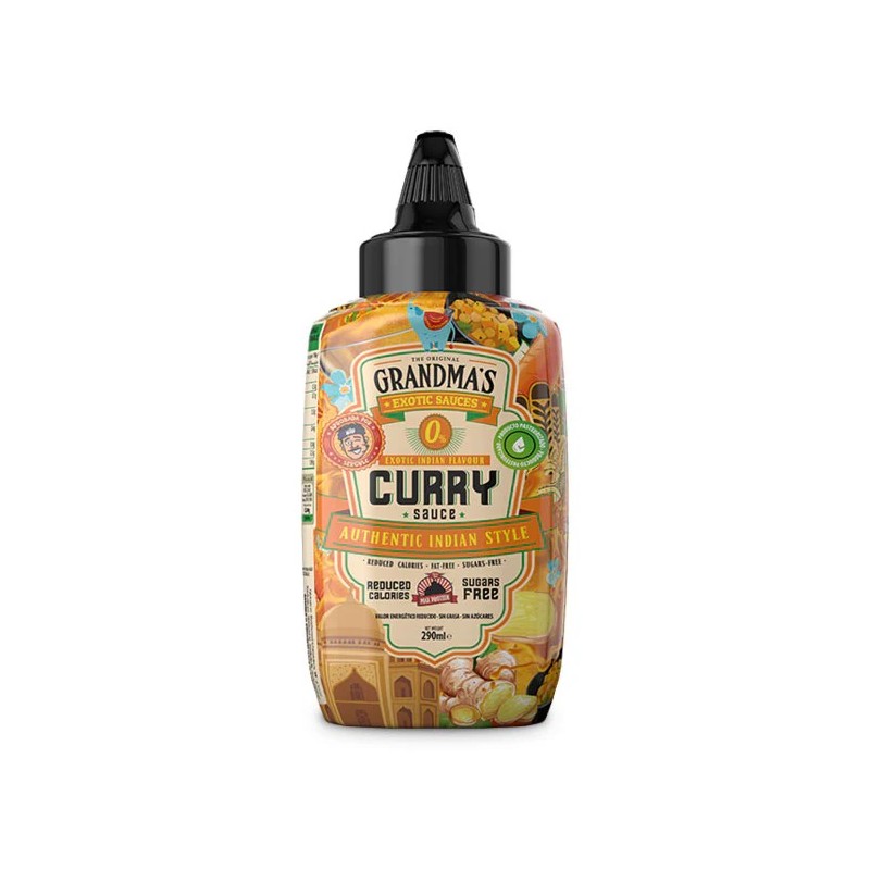 Salsa Curry Grandma's 290 Ml - Max Protein	