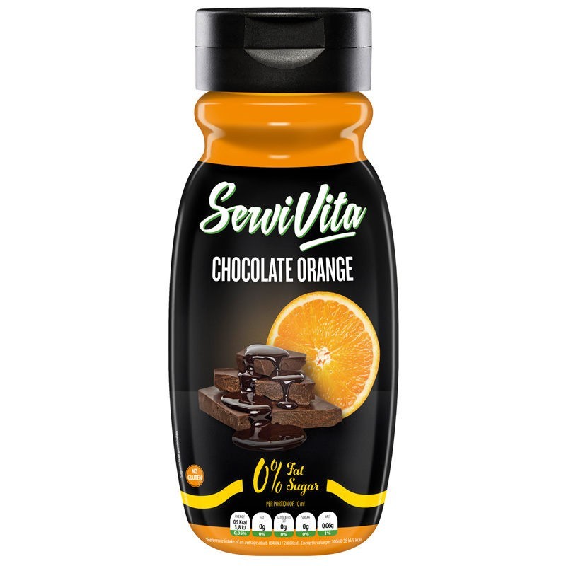 Salsa Zero Chocolate Naranja 320 ml - Servivita Amix