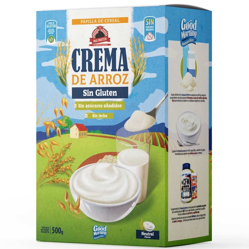 Crema de arroz Good Morning 500 gr Max Protein